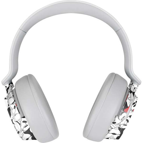 Disney Minnie Mouse Red Color Pop Face Pattern Surface Headphones Skin